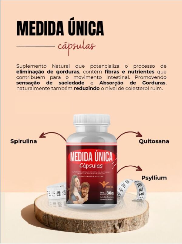 Medida Única em capsulas